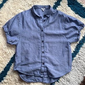 Size Small SPLENDID CROP BUTTON UP BLOUSE